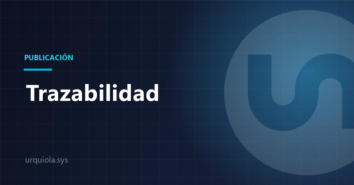 Portada: Correr un material de referencia no te da trazabilidad metrológica